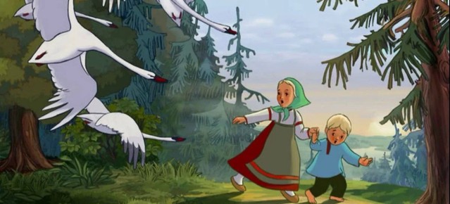 Как парентификация отражается в сказке «Гуси-лебеди»