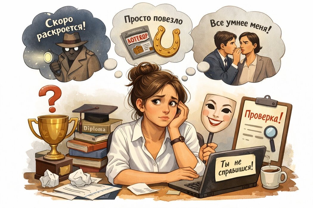 Почему синдром самозванца чаще всего тревожит талантливых специалистов