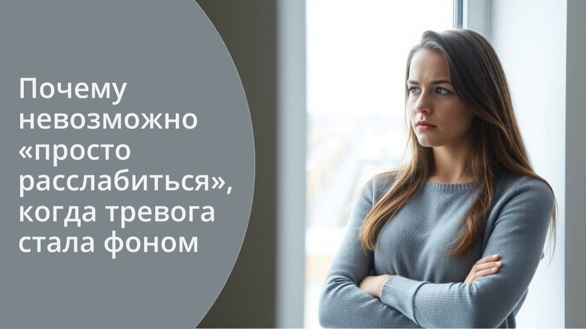Когда тревога становится фоном: как справиться с постоянным напряжением