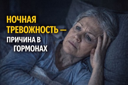 Почему ночная тревога становится частым спутником после 50 лет?