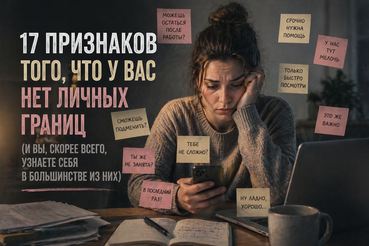 Как понять, что ваши личные границы размыты: 17 тревожных сигналов